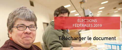 Mémorandum fédéral 2019 : les élections fédérales