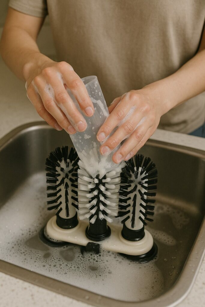 lavage verre réutilisables